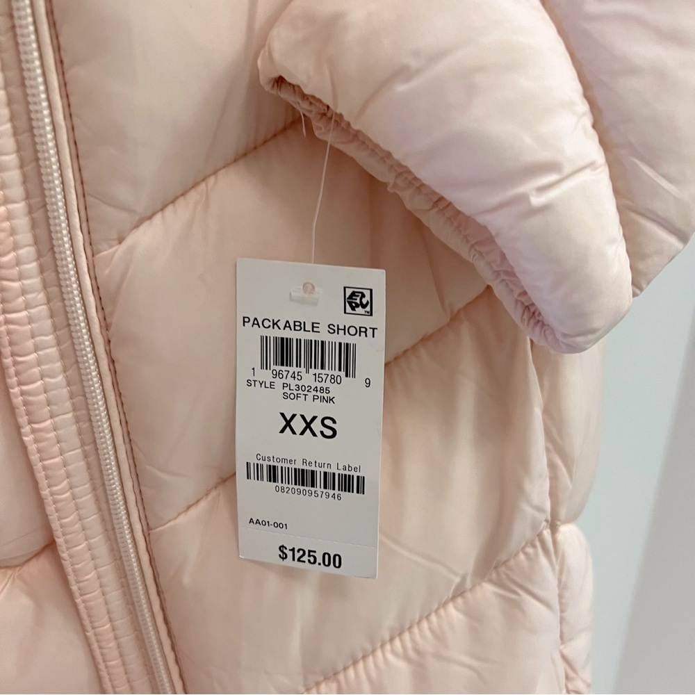 NWT CHARTER CLUB Women's Packable
Hooded Puffer Coat-Soft Pink - Picture 9 of 11